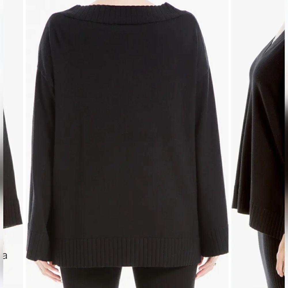 Max Studio Sweater,black, oversize - Picture 2 of 7